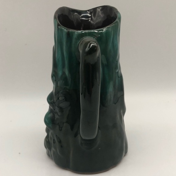 Vintage green drip glaze pitcher - Picture 3 of 7
